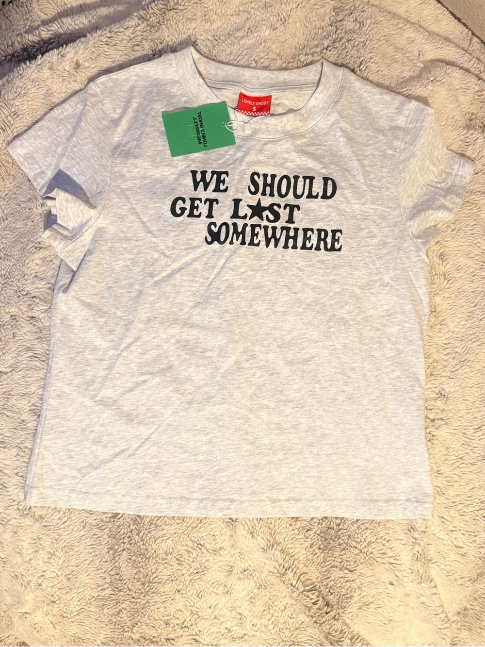 Lonely Ghost We should get lost T Shirt Size small